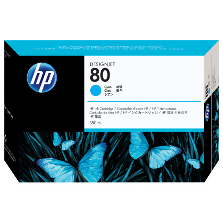 ** END ** ** END ** end* CARTUCCIA A GETTO D'INK HP N.80 CIANO 350ML