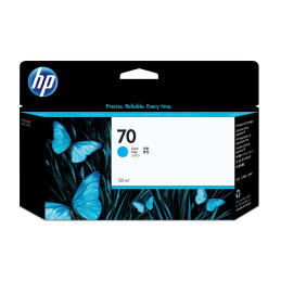 CARTUCCIA D'INK HP 70 CIANO CON INK HP VIVERA