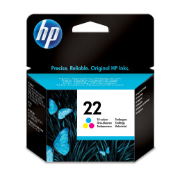 CARTUCCIA A GETTO D'INK HP 22 TRICROMIA