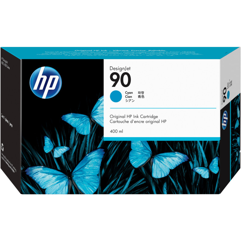 ** END ** ** END ** end* CARTUCCIA A GETTO D'INCHIOSTRO HP N.90 CIANO 400ML