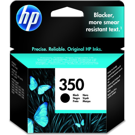 CARTUCCIA A GETTO D'INK HP 350 NERO CON INK HP VIVERA