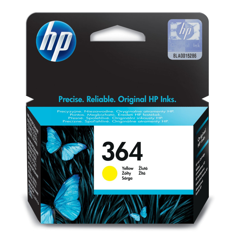 CARTUCCIA A GETTO D'INK HP N.364 GIALLO