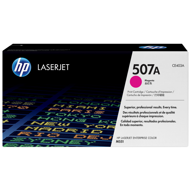 TONER MAGENTA HP 507A LASERJET ENTERPRISE 500 COLOR M551N