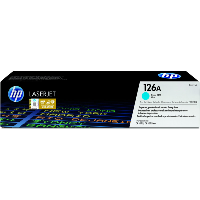 CARTUCCIA DI STAMPA COLORSPHERE HP 126A CIANO CP1025