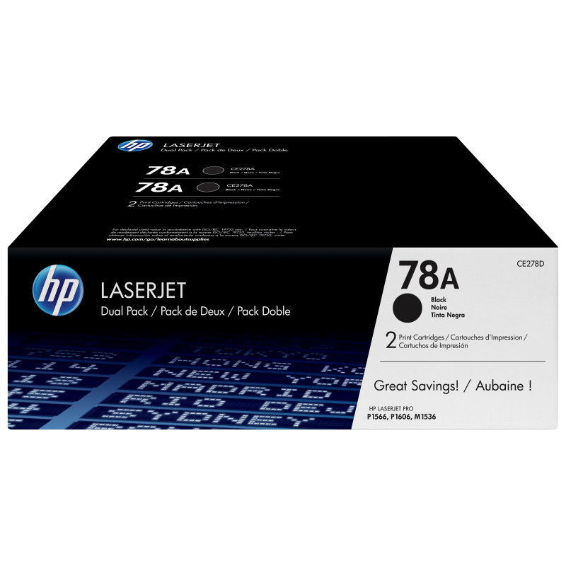 2 CARTUCCE DI STAMPA HP LASERJET NR. 78A