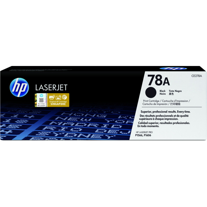 CARTUCCIA DI STAMPA NERA LASERJET CE278A