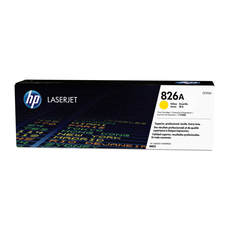 HP 826A TONER CARTRIDGE GIALLO LASER JET