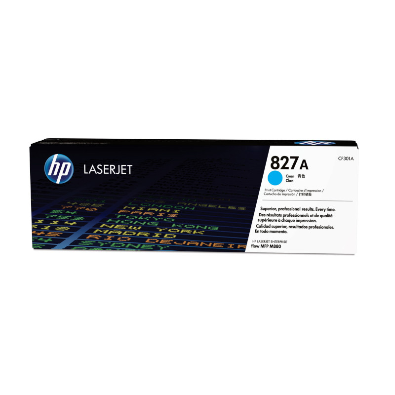 HP 827A TONER CARTRIDGE CIANO LASER JET