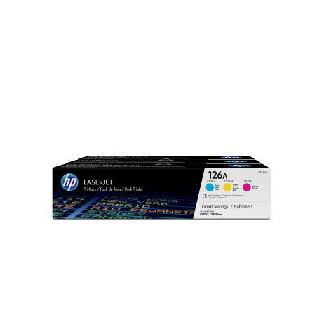 126A COLOR TRI-PACK LASERJET TONER