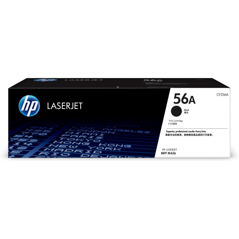 Toner nero LaserJet HP 56A