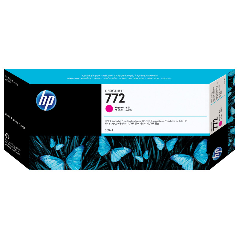 CARTUCCIA D'INCHIOSTRO DESIGNJET HP 772 DA 300 ML MAGENTA