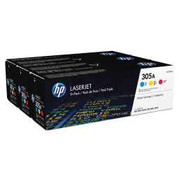 KIT 3 TONER COLORI CIANO MAG GIALLO   LASERJET NR.305