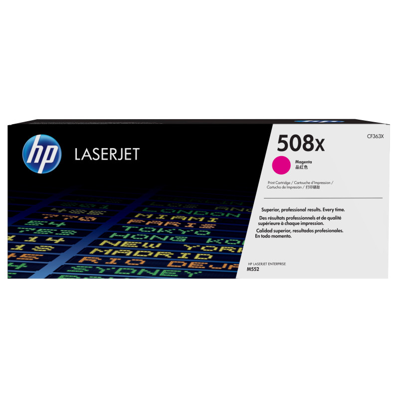 508X TONER   MAGENTA LASER JET SERIE M552 M553 ALTA CAPACITA