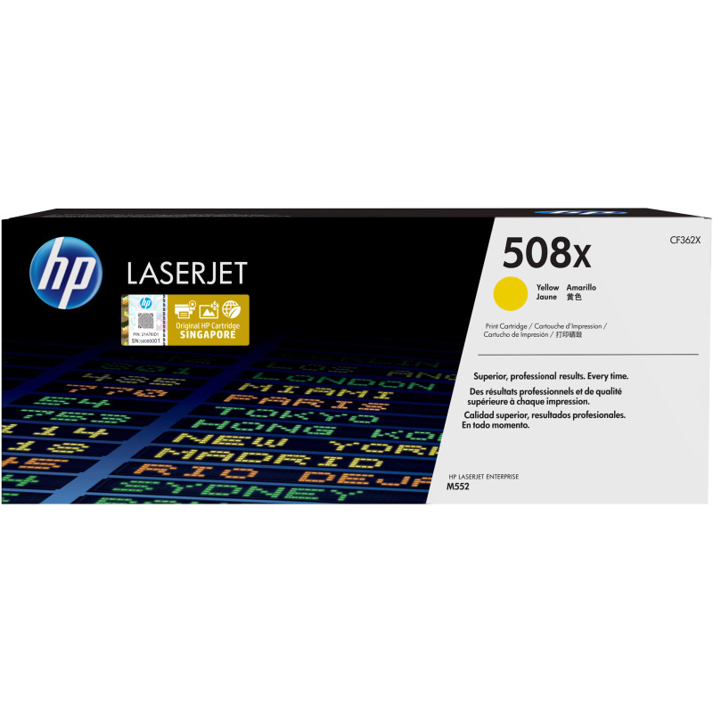 508X TONER   GIALLO LASER JET SERIE M552 M553 ALTA CAPACITA