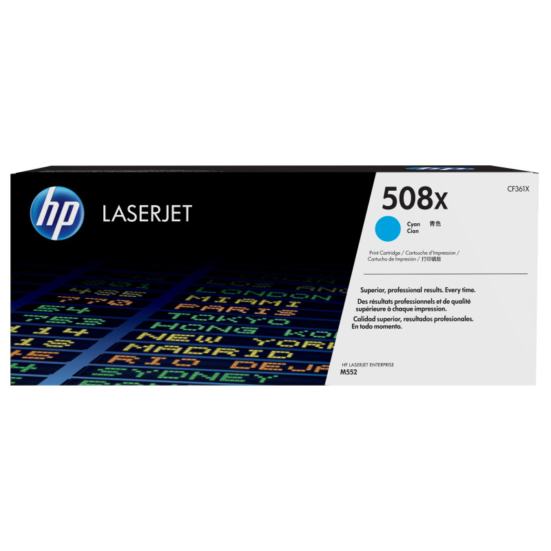 508X TONER   CIANO LASER JET SERIE M552 M553 ALTA CAPACITA