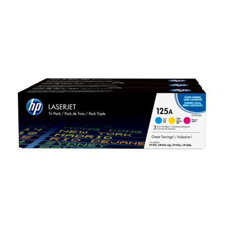 KIT 3 TONER COLORI CIANO MAG GIALLO   LASERJET NR.125A