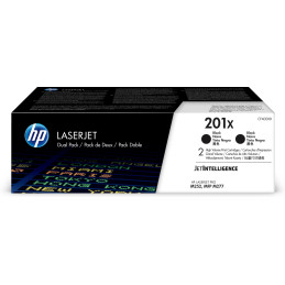 KIT 2 CARTUCCE TONER NERO ALTA CAPACITA'  201X