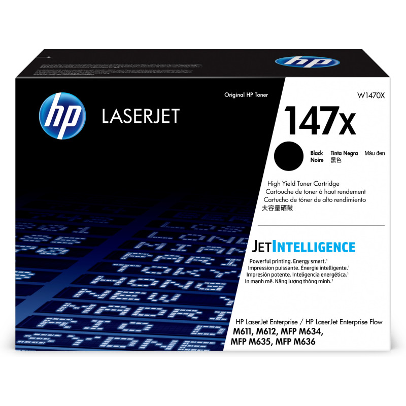 Cartuccia toner nero originale LaserJet HP 147X per HP FP M 635 z