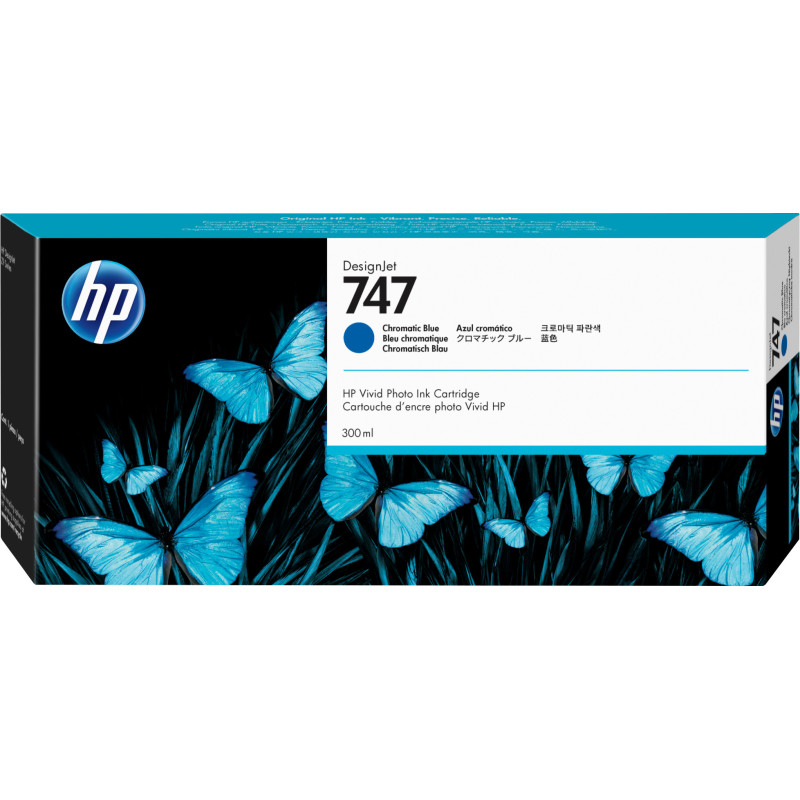 CARTUCCIA INCHIOSTRO BLU CHROMATIC HP 747