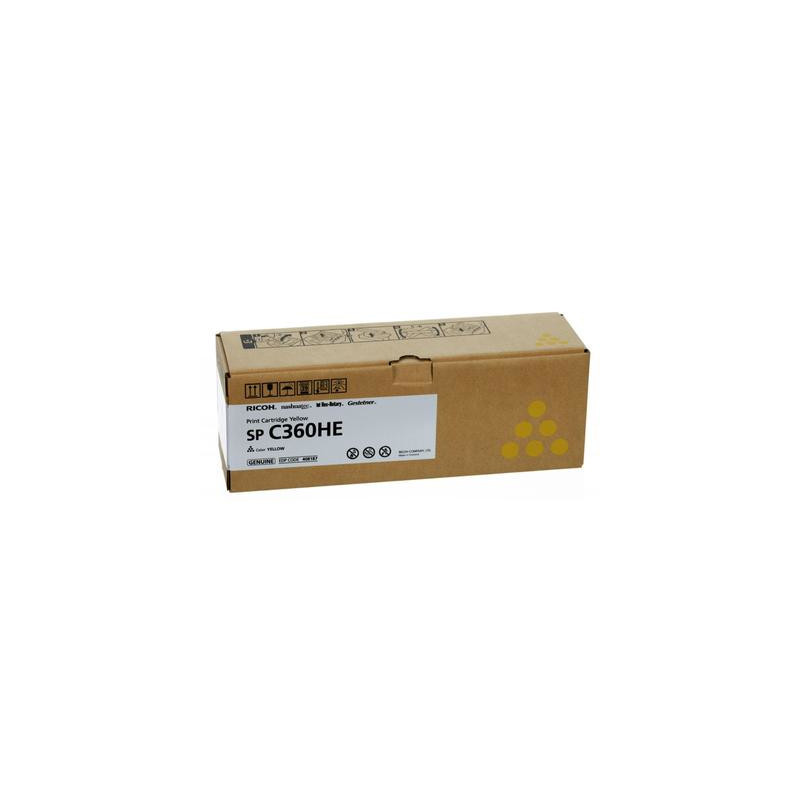 TONER GIALLO HE PER SP C360DN SNW SFNW  SP C361SFNW 3.000PAG