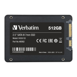 SSD Interno Vi550 SATA III 2.5'' SSD 512GB