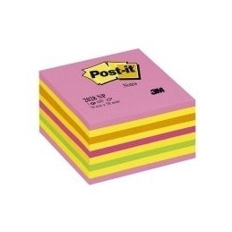 BLOC. CUBO 450foglietti Post-it® 76x76mm 2028-NB NEON BLU VERDE